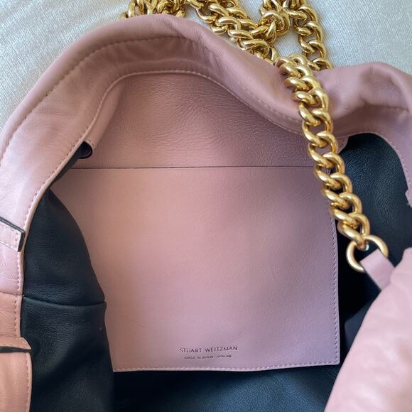 Stuart Weitzman Leather Chain Bag - Picture 9 of 9